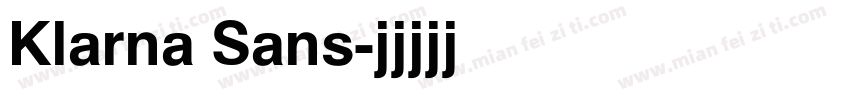 Klarna Sans字体转换